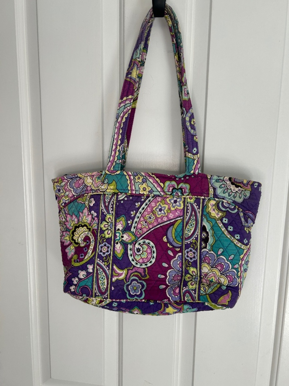Vera Bradley quilted cotton tote shoulder bag - Heather pattern